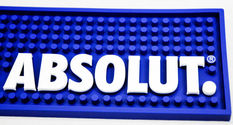 1 Absolut Vodka Bar Mat Vodka, bar mat, drip mat, blue new