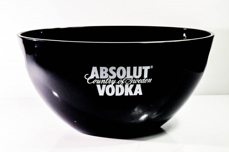 1 Absolut Vodka cooler bottle cooler, ice cube container, black, 38 x 25 x 22. Without lid New