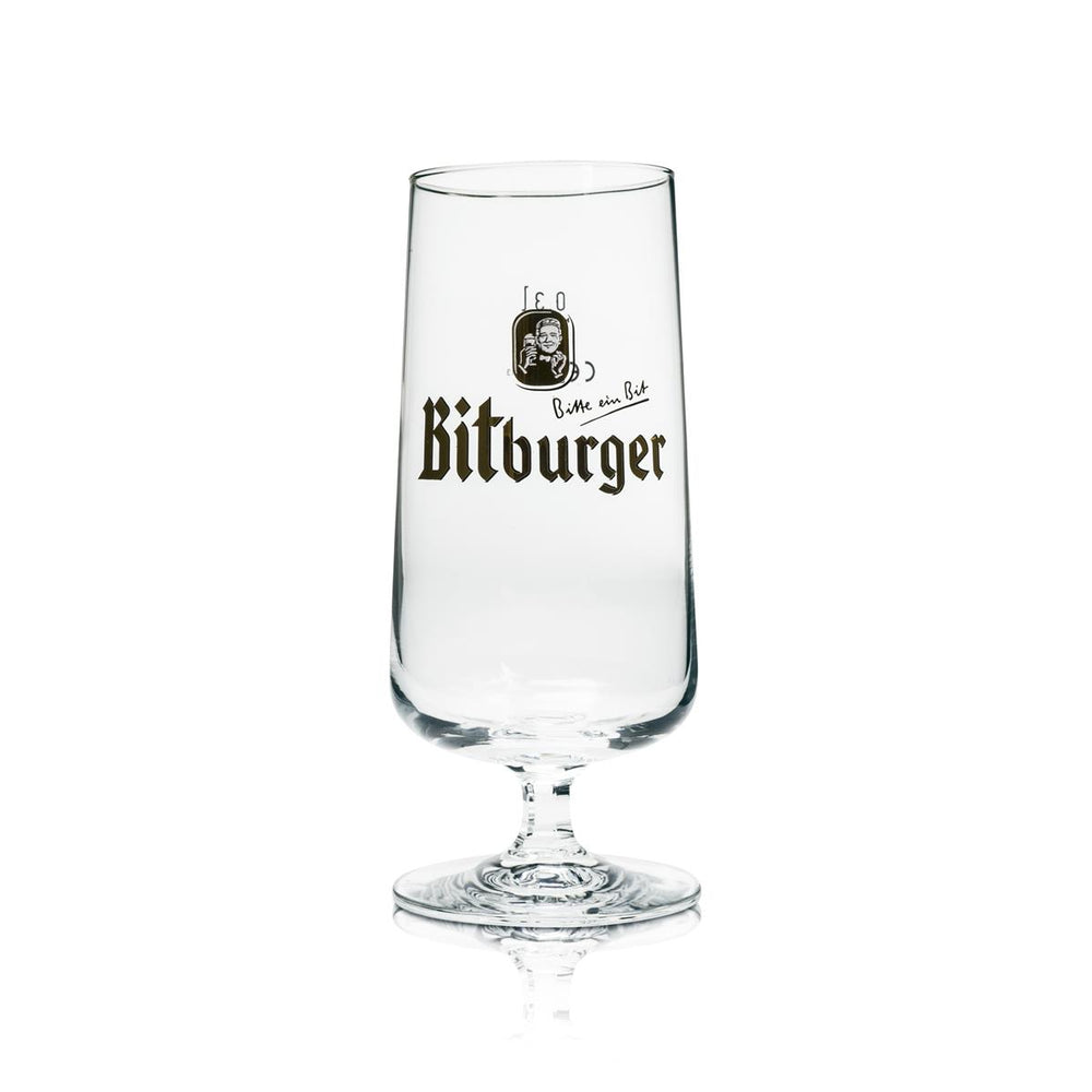 1 Bitburger Beer Glass 0.3l Goblet Rastal New