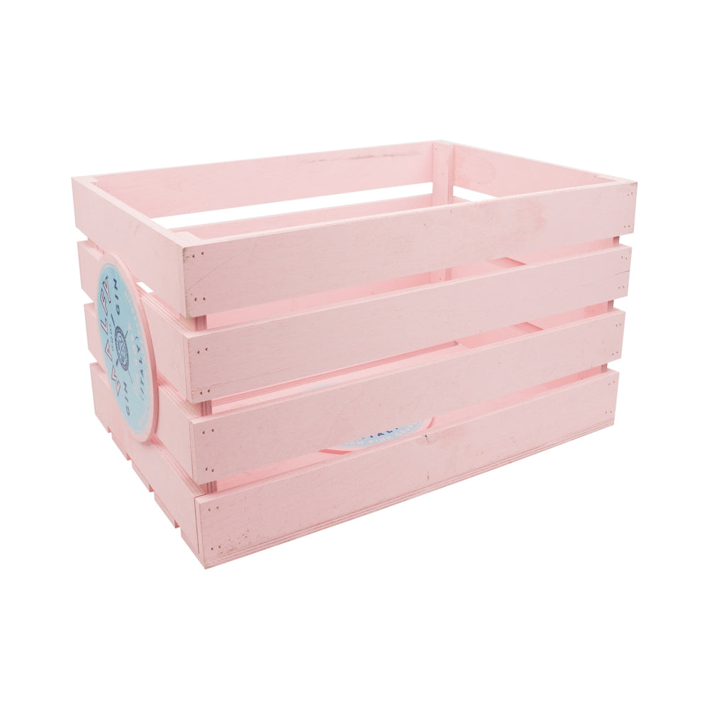 1 Malfy Gin wooden box, pink, 45 x 31 x 26 cm, new