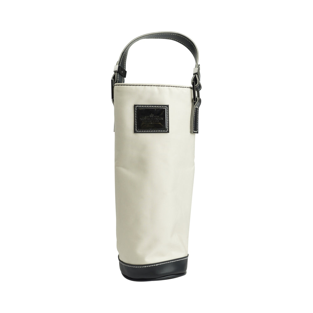 1 Moet Chandon Champagne Cooler Bag with Handle Beige/Black with Emblem for 0.7L Bottles, New
