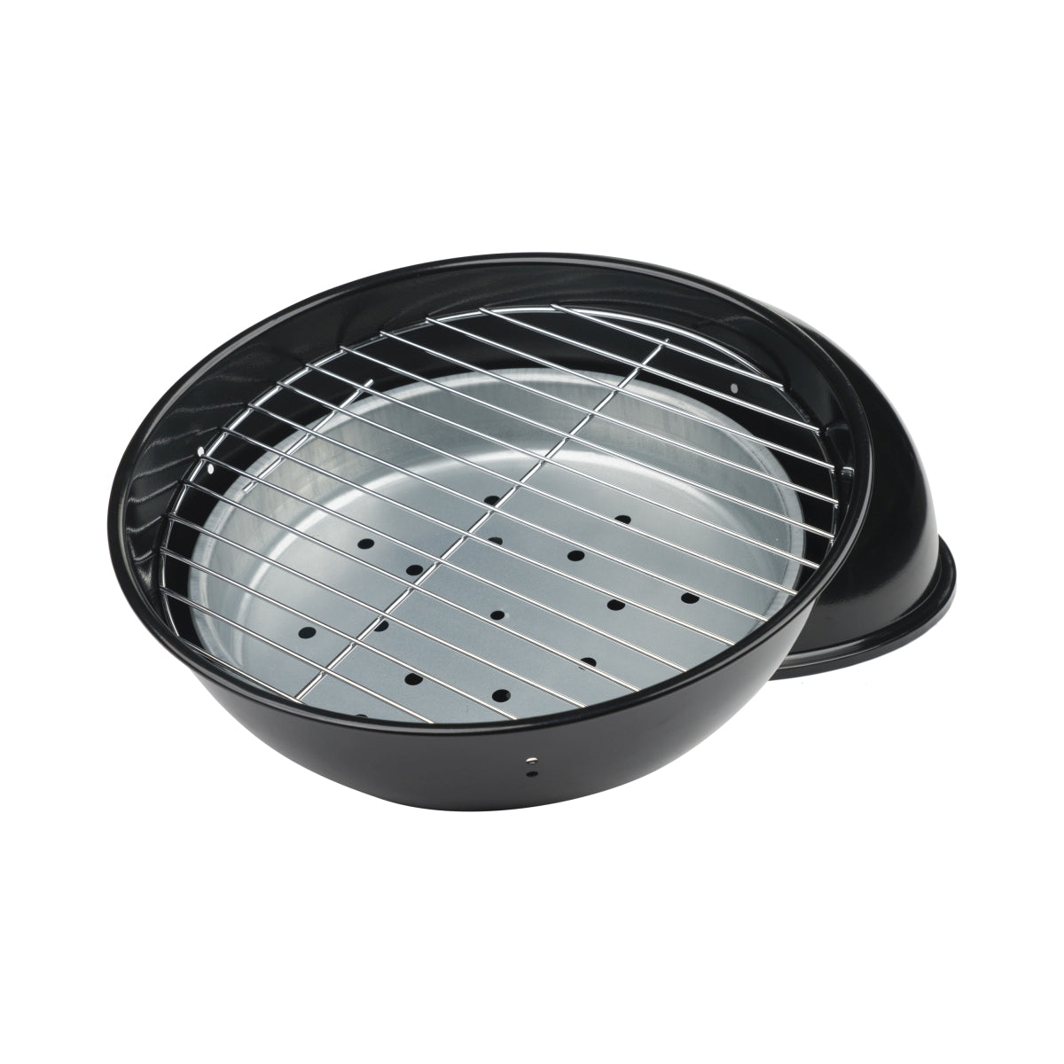 1 No Name Outdoor Grill Mini Ball Grill "Cookout" approx. 31 cm diameter Black incl. accessories new – View 3