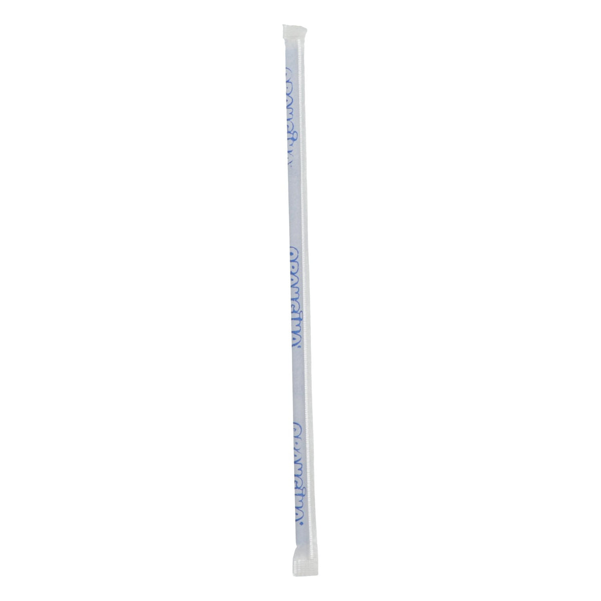 100 Orangina juice straws, bendable, 0.5 x 22 cm, blue, individually wrapped – View 3