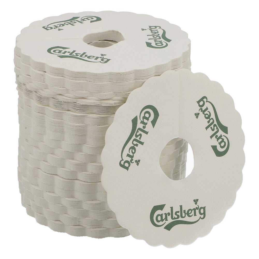 1000x Carlsberg beer drip coasters, paper pilsner coasters, drip catchers, paper coasters