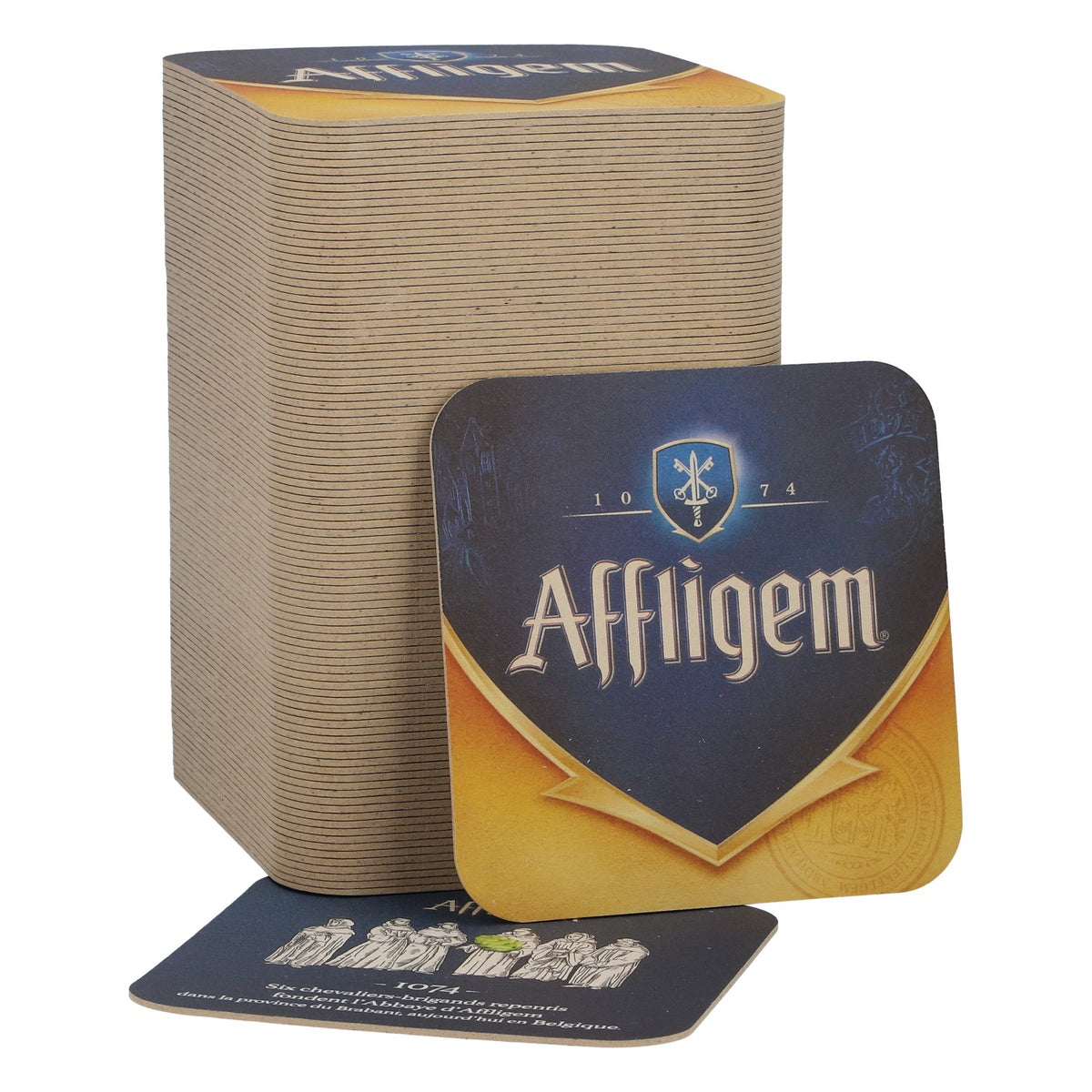 100 Affligem Beer Coasters, 9x9 cm