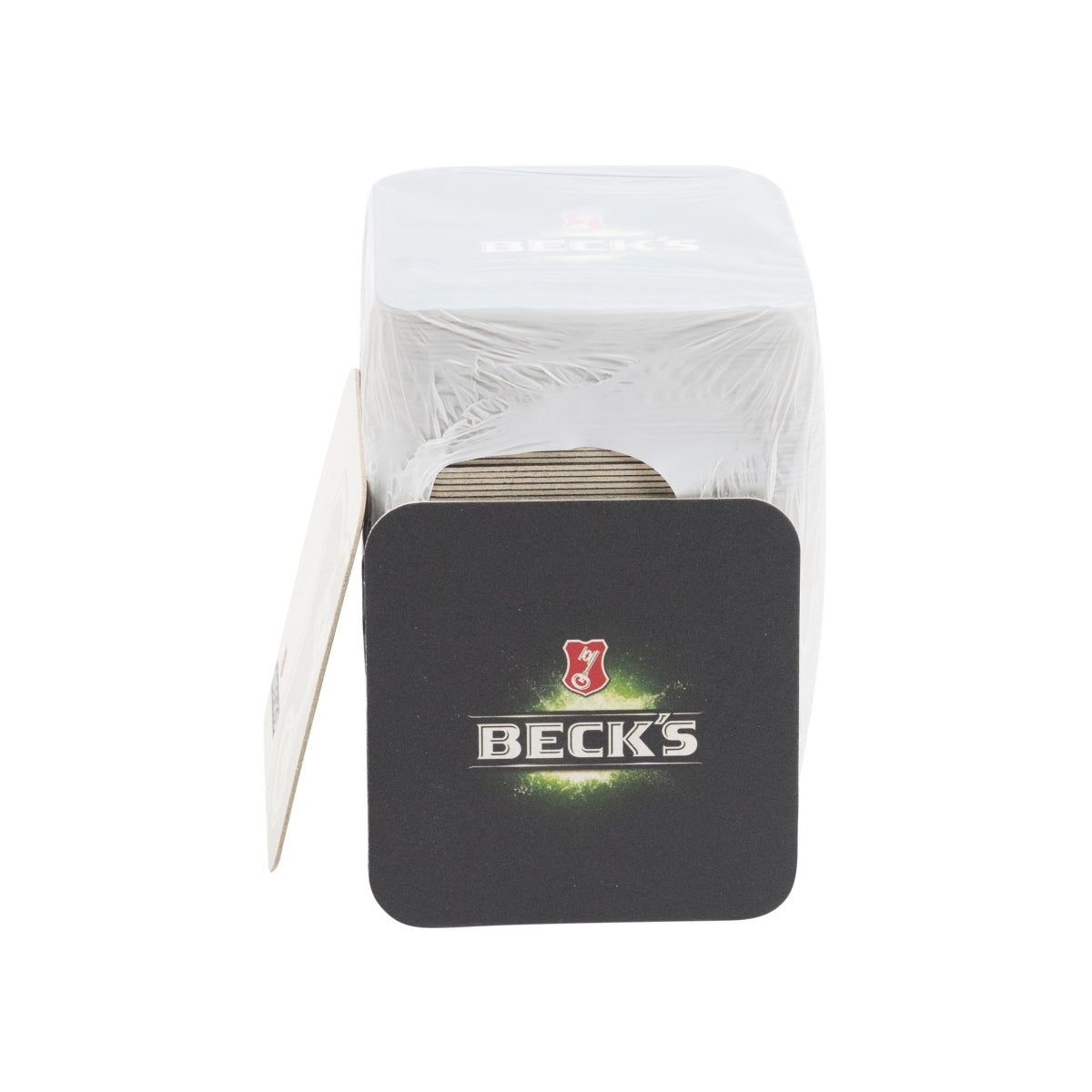100x Becks Coasters Beer Coasters Beer Lid Cover Mat Drip Protection Gastro – View 2