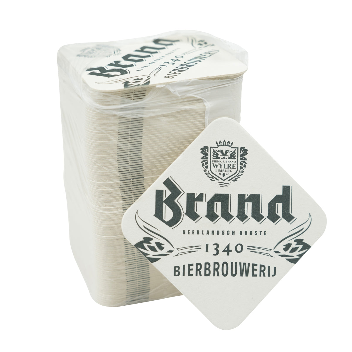 100x Brand Beer Coasters Coaster Felt Glasses Netherlands Brouwerij Bar