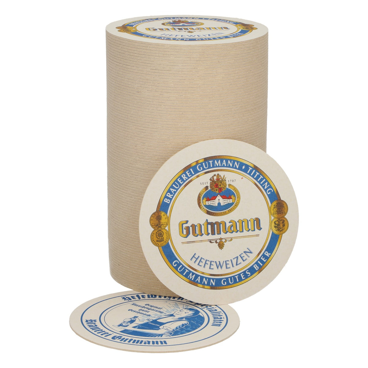 100x Gutmann Titting Brewery Beer Coasters Glass Coasters Beer Coasters