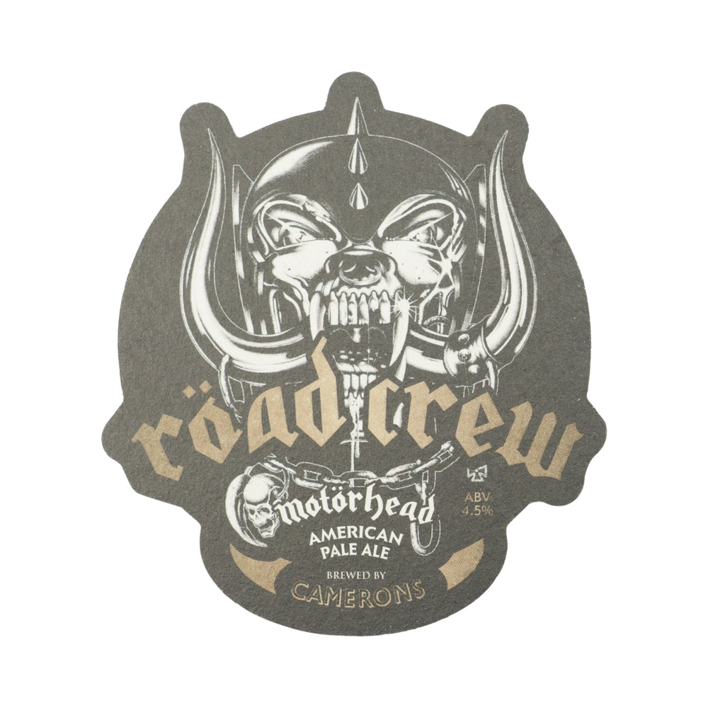 100x Camrons Beer Coasters Motörhead Edition Röad Crew Glass Coasters Bar