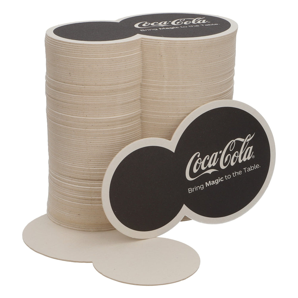 100x Coca Cola soft drink beer coasters for bottles + glasses "Bring Magic To The Table." new