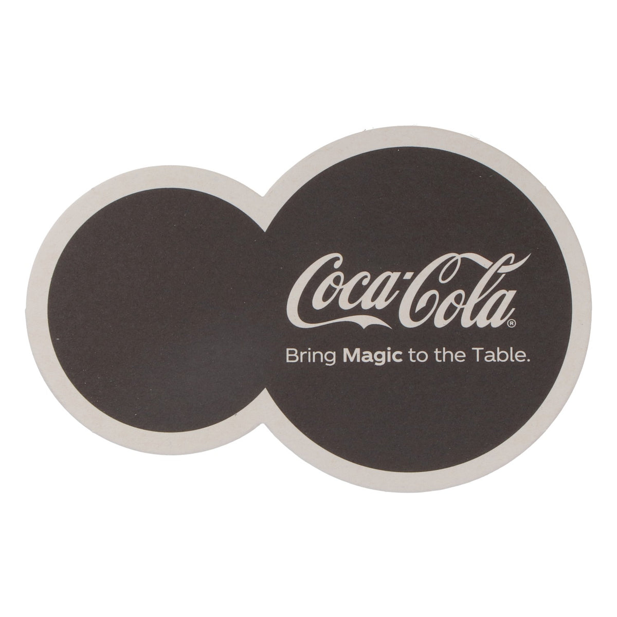 100x Coca Cola soft drink beer coasters for bottles + glasses "Bring Magic To The Table." new – View 3