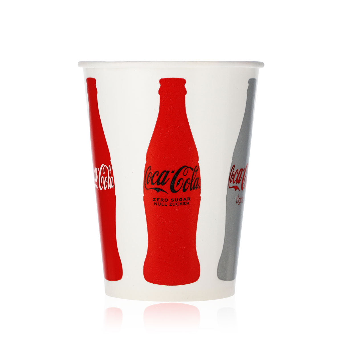 100x Coca Cola soft drink glasses Glass 0.2l cups Paper cups Disposable
