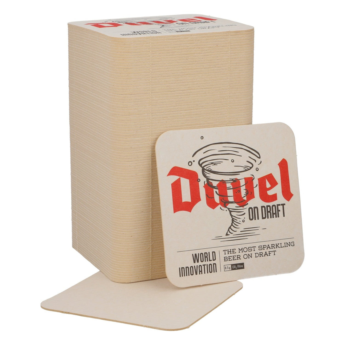 Duvel Beer Bar Bundle Set II consisting of 6x beer glasses 0.16l and 100x beer coasters with holder – View 5