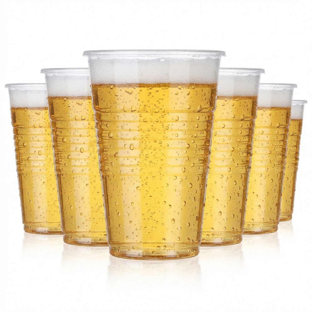 100x disposable cup set, 0.2 l, plastic, Eco Line glasses, party cup