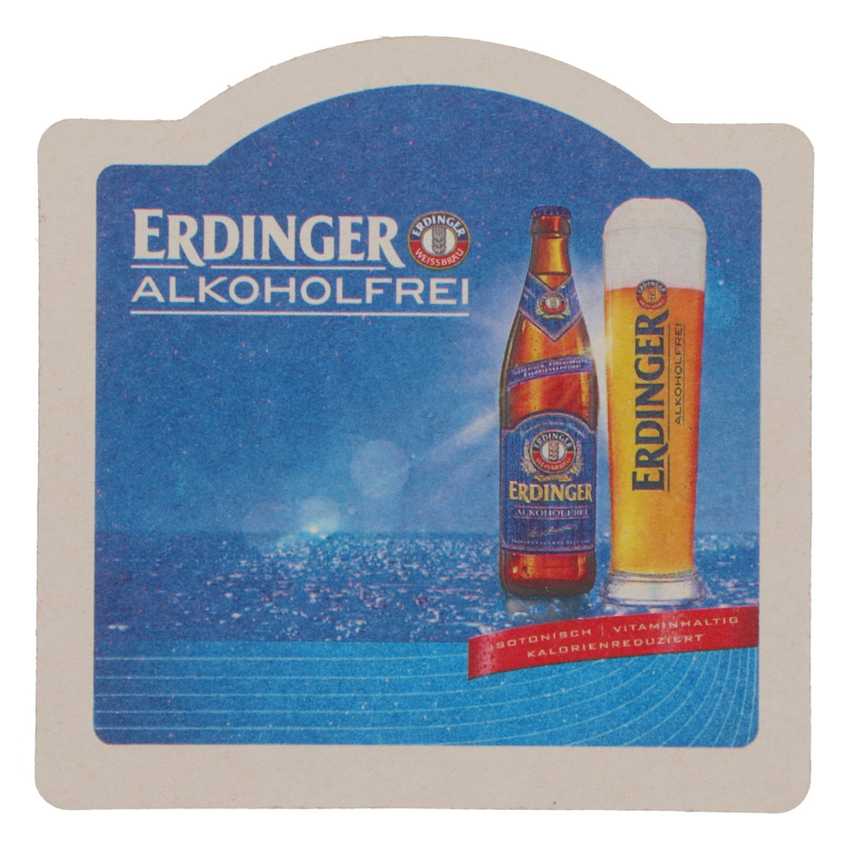 100 Erdinger Weissbräu Beer Coasters, Non-Alcoholic, Blue – View 4