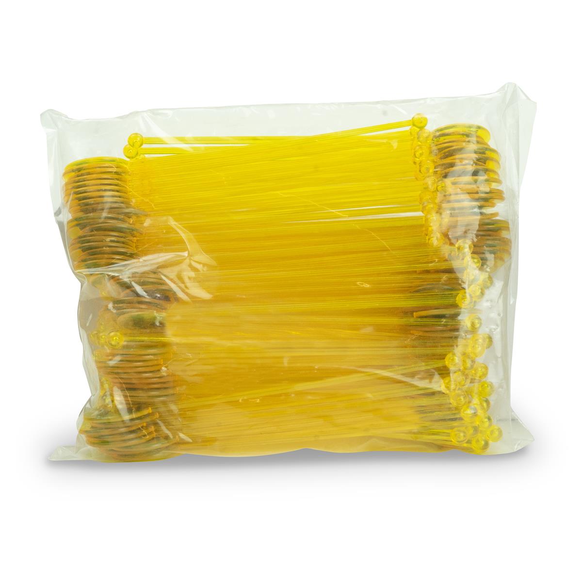 100x Four Roses Whiskey Stirrer, yellow, plastic – View 2