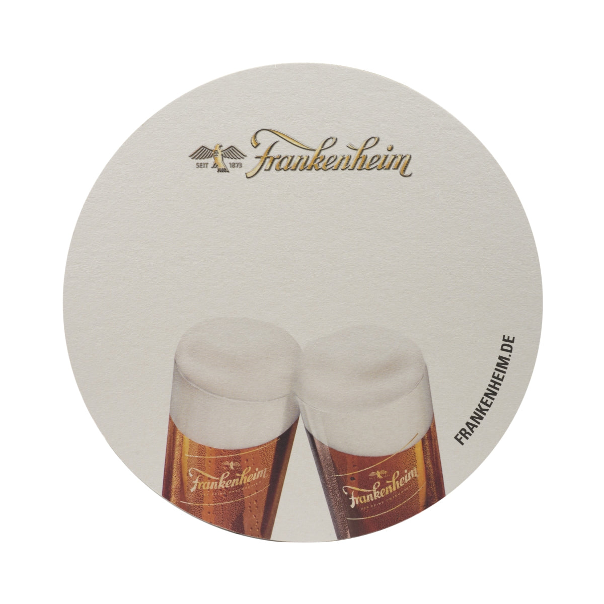 100x Frankenheim beer tablet inserts, 28 cm diameter, XL beer coasters