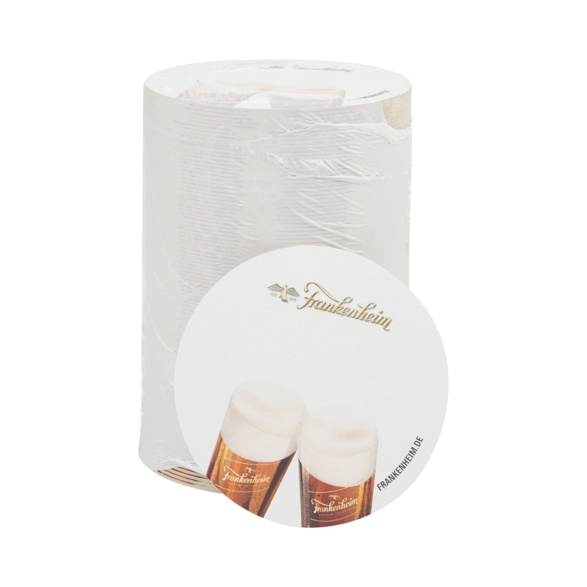 100x Frankenheim beer coasters, 11 cm, old glass, beer mat, cardboard, table decoration – View 2