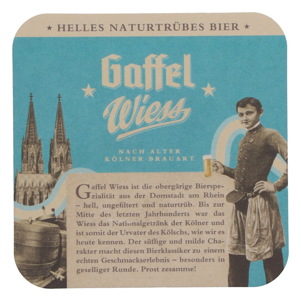 100x Gaffel Beer Coasters Glass Coasters Bar Accessories Wiess – View 3
