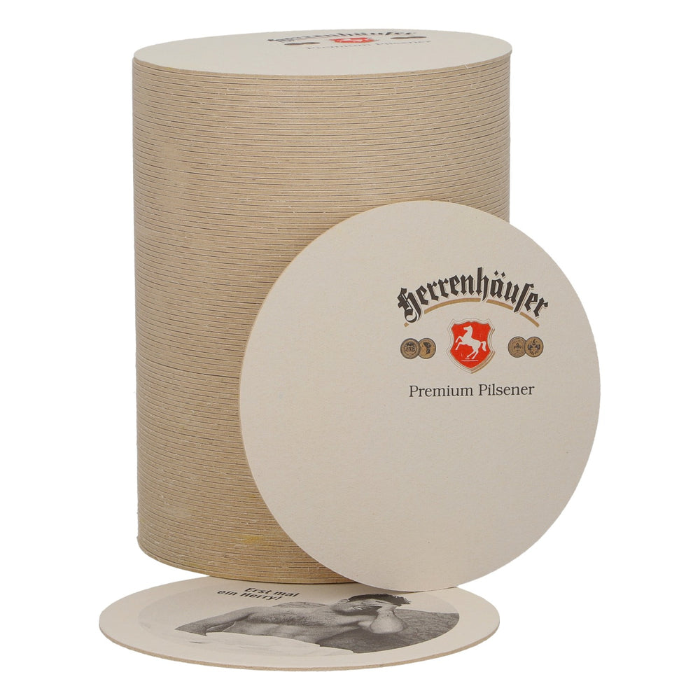 100 "Herry" Beer Coasters for Men—Let's start with a Herry!
