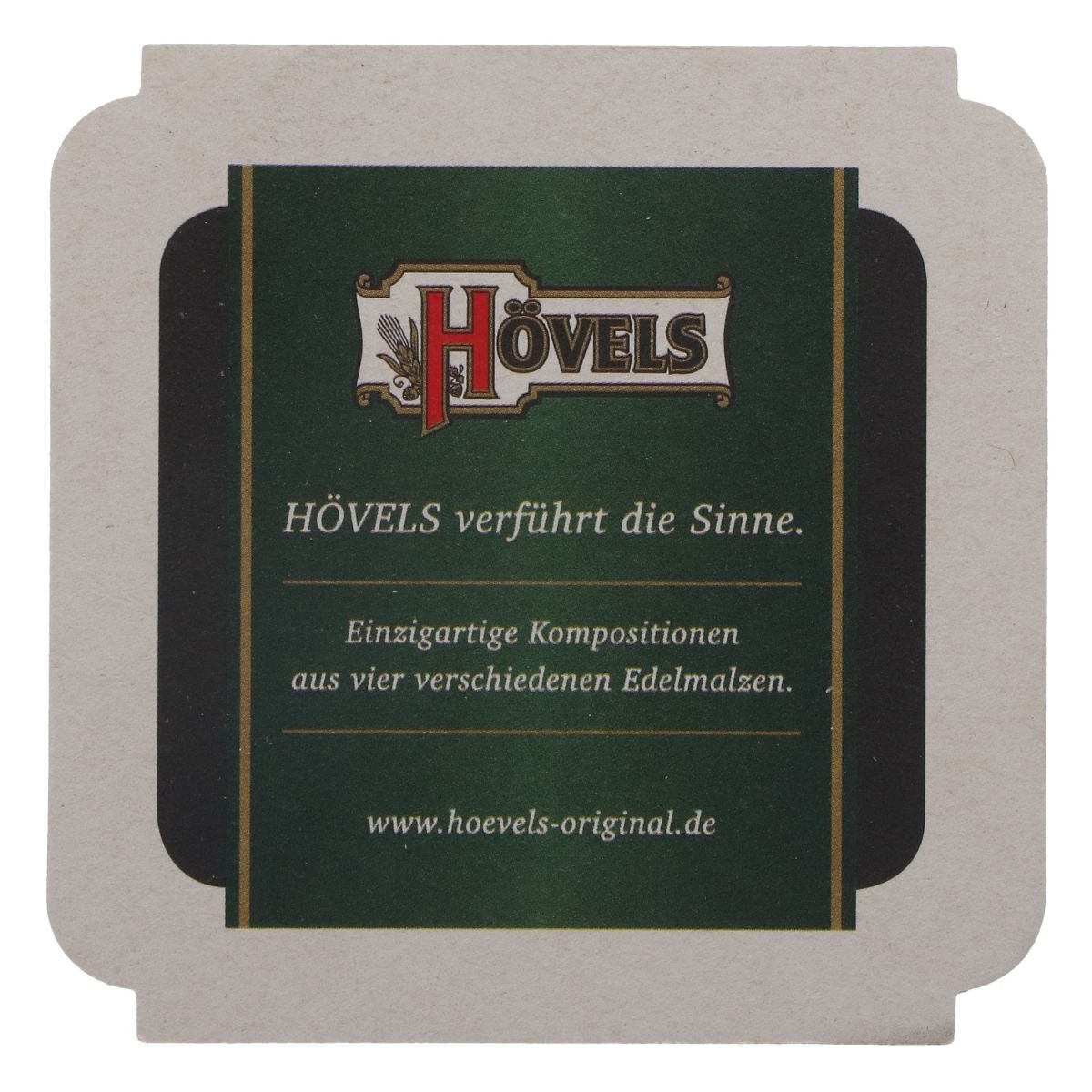 100x Hövels coasters Beer mats 9.5x9.5cm Coasters Drip protection Catering – View 5