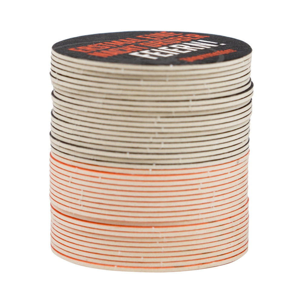 100x Jägermeister liqueur small coasters shot size schnapps beer mat beer coaster