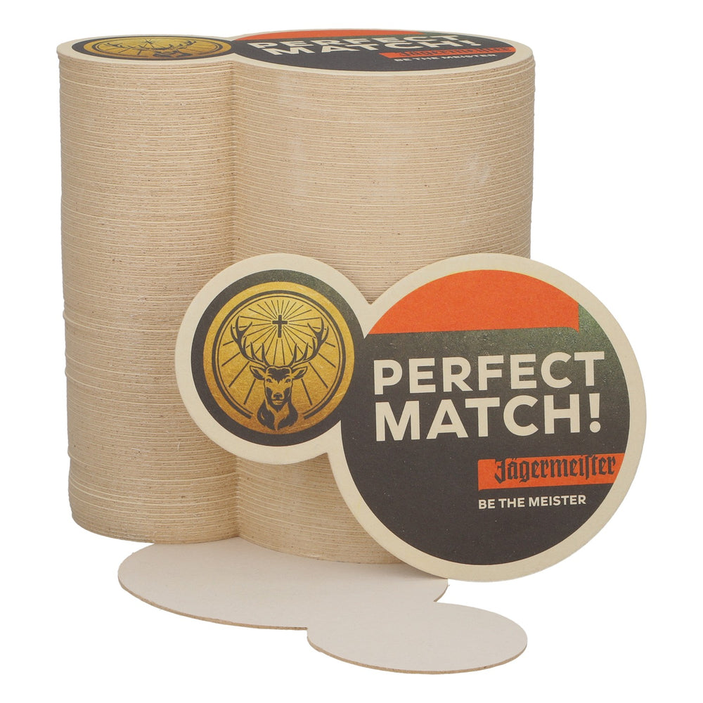 100 Jägermeister Coasters "Perfect Match" Original