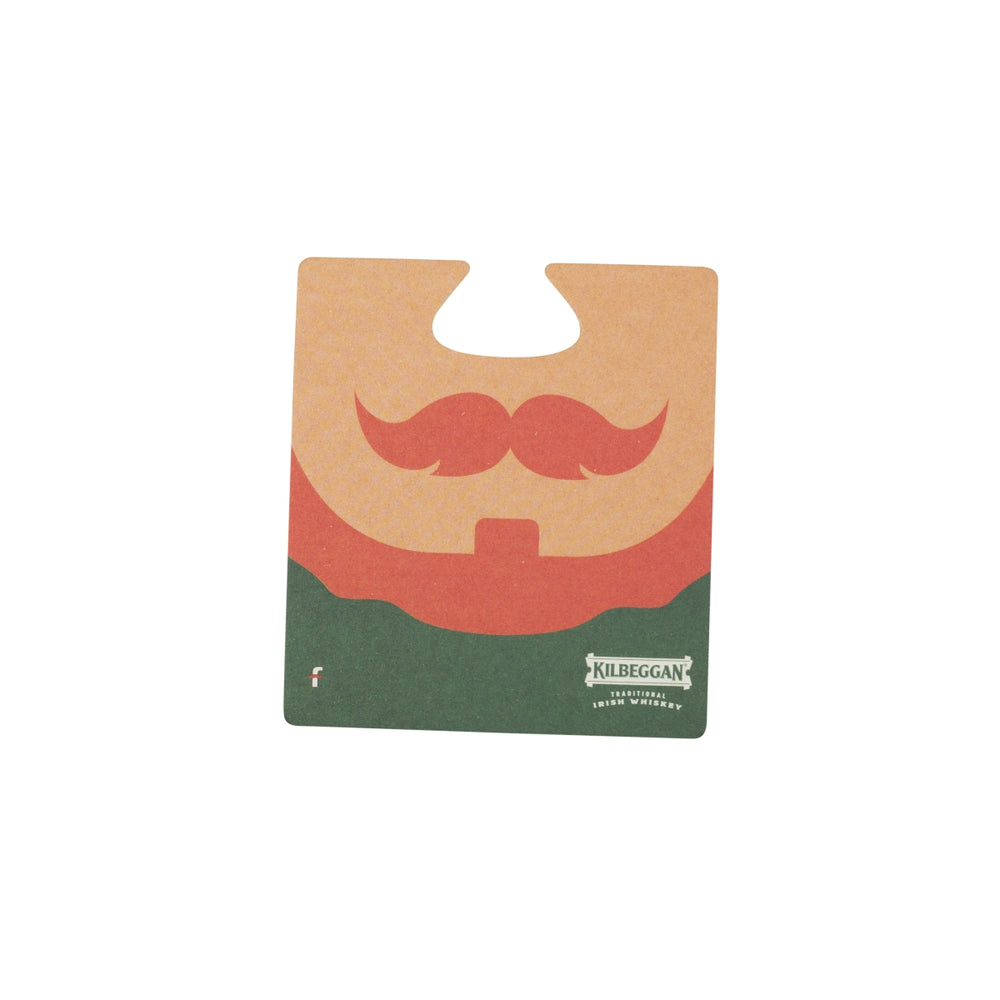 100x Kilbeggan Whiskey Coasters Paper Man/Woman St. Patrick's Day Beer Cardboard