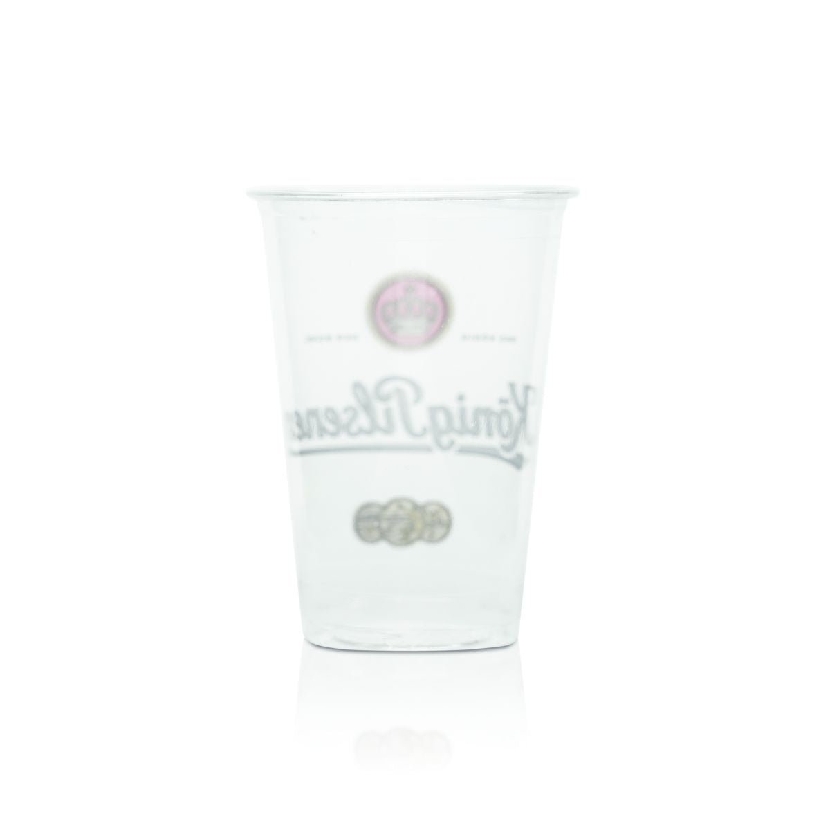 100x König Pilsener disposable plastic beer cups, 0.2 l, plastic cups, BioWare – View 3