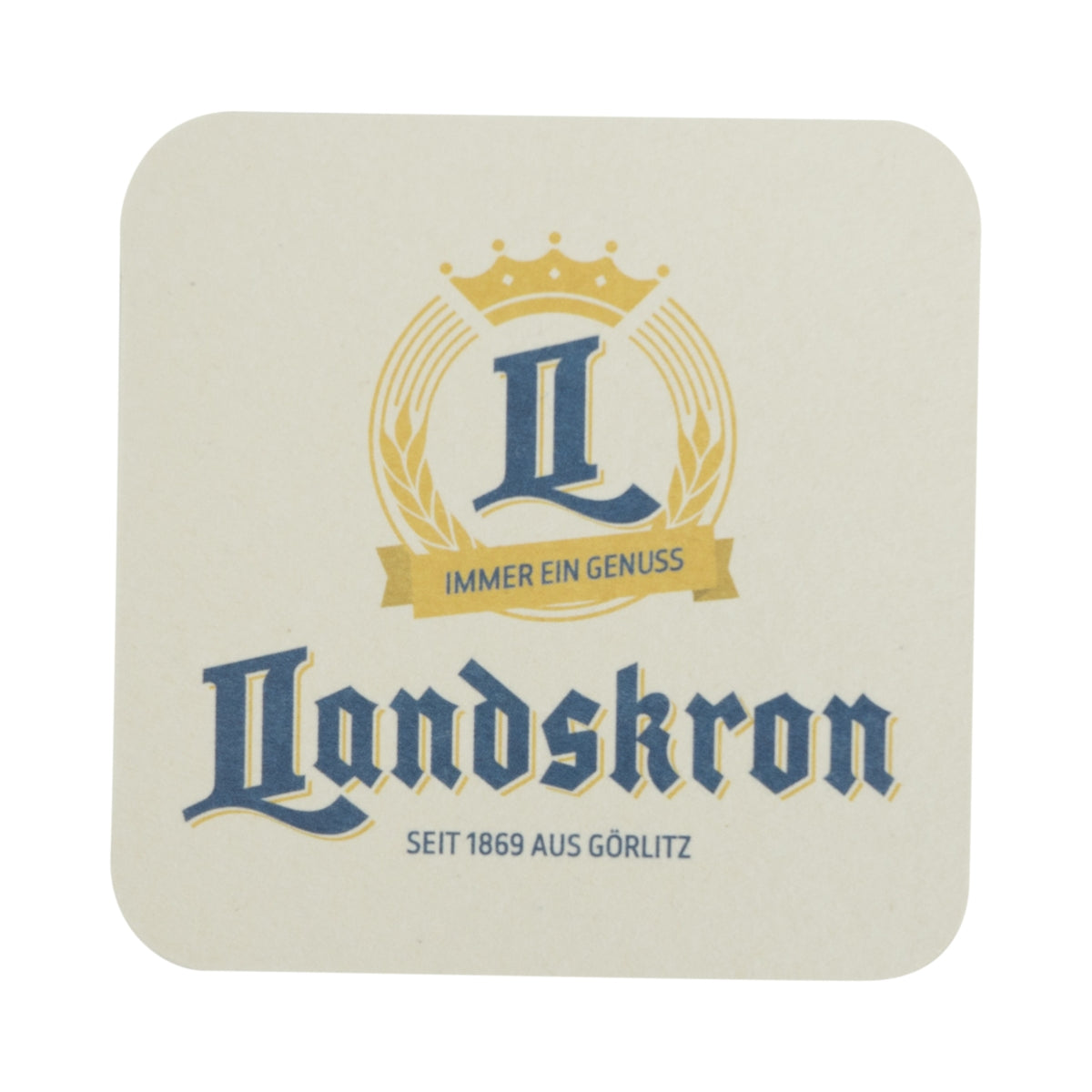100x Landskron beer mat coasters with drip protection for restaurants and bars – View 2