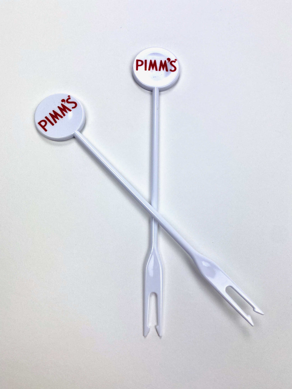 100x Pimm's Liqueur Fruit Skewer Plastic White