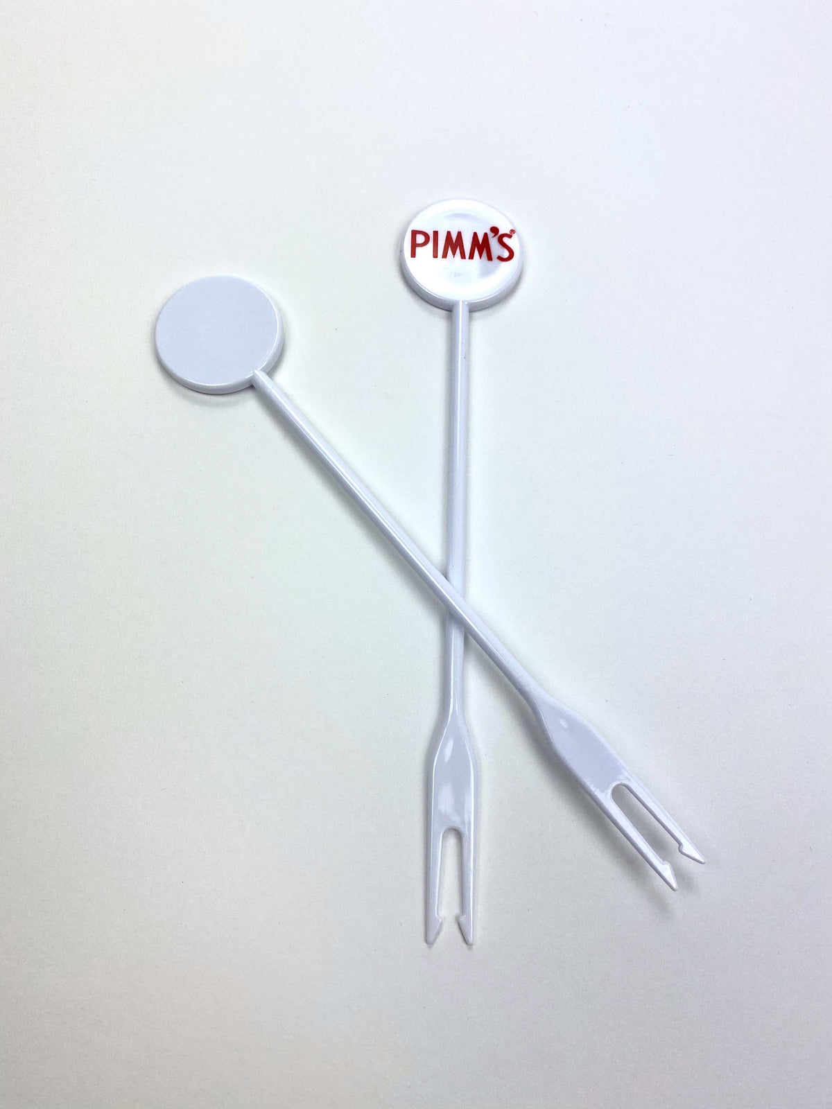 100x Pimm's Liqueur Fruit Skewer Plastic White – View 2
