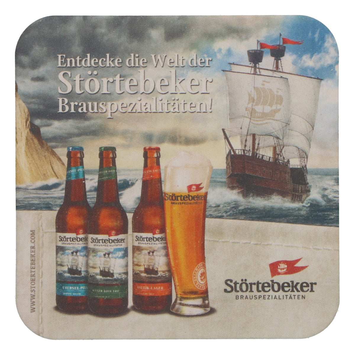 100 Störtebeker Beer Coasters, Midsummer Wit, Coasters, Bar Accessories – View 2