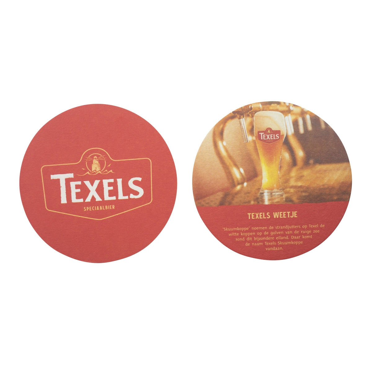 100x Texel beer coasters, felt coasters, glasses, Belgium, beer, gastro, pilsner – View 3