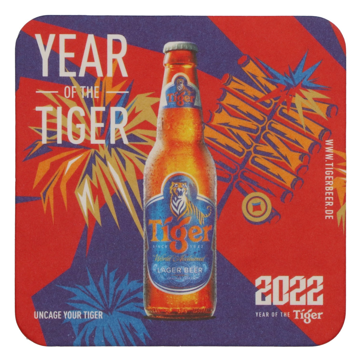 100x Tiger Beer Beer Coasters Glass Coasters Coasters 2022 – View 3