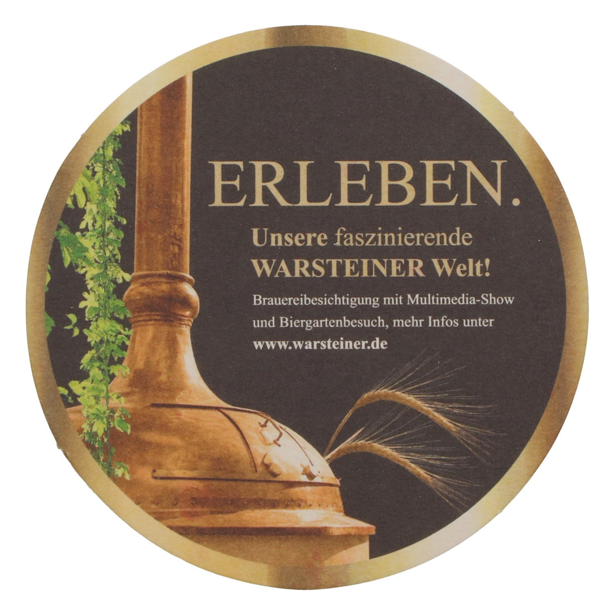 100x Warsteiner Bier Untersetzer Bierdeckel Erleben – Original & – Ansicht 4