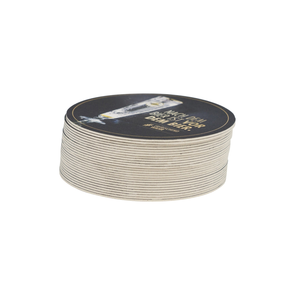 100x Warsteiner beer coasters, 11 cm diameter, glass coasters, beer mats, restaurant table decorations