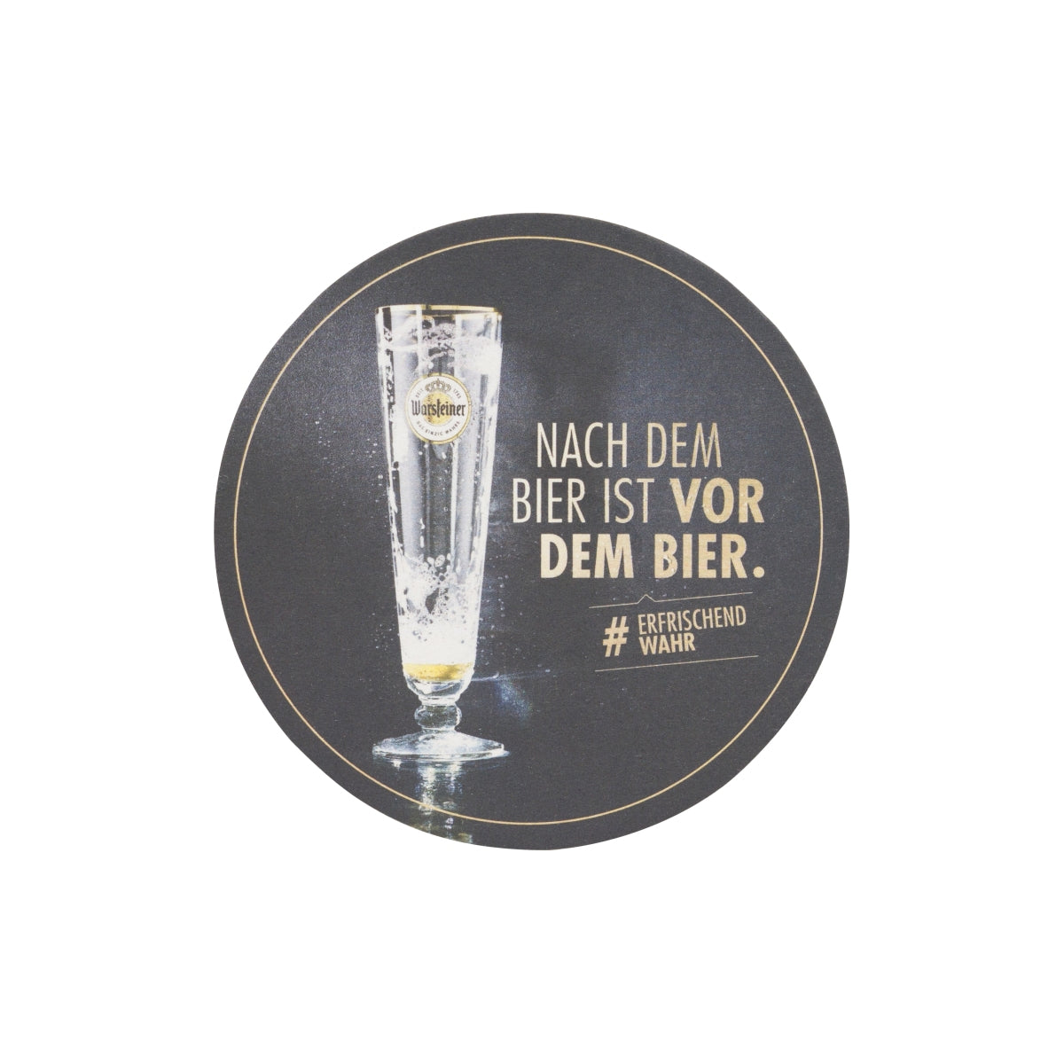 100x Warsteiner beer coasters, 11 cm diameter, glass coasters, beer mats, restaurant table decorations – View 3
