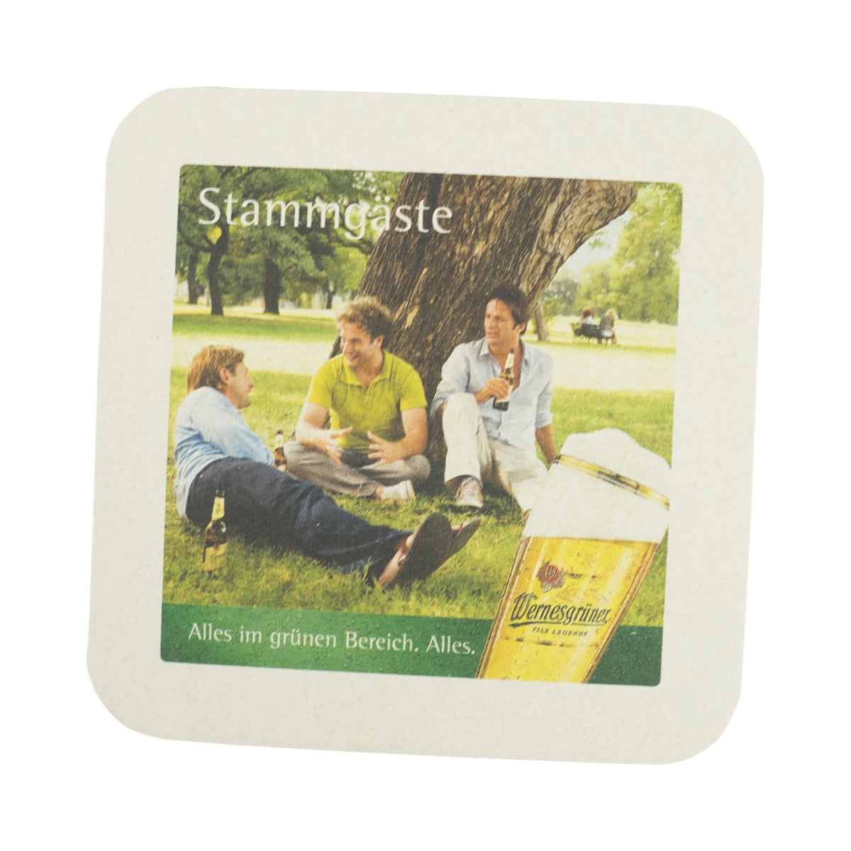 100x Wernesgrüner beer beer mat logo Pilsner legend coasters glasses beer felt – View 2