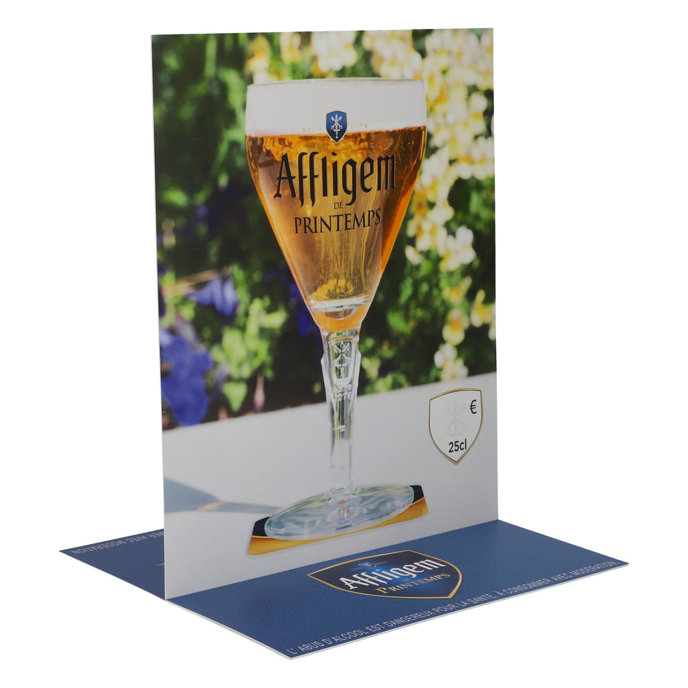 10 Affligem Beer Table Display Signs, 28.5 x 17.5 cm