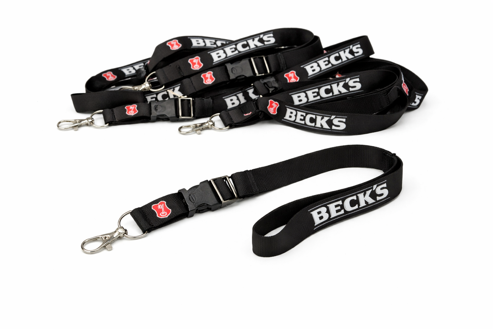 10x Beck's Keyring Lanyard Chain Pendant Accessory Carabiner Pendant