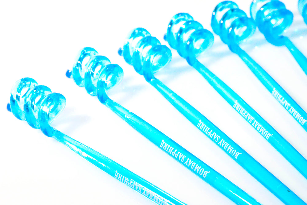 10x Bombay Sapphire Gin Stirrer Stirrer Bar Accessories Twisted Tip