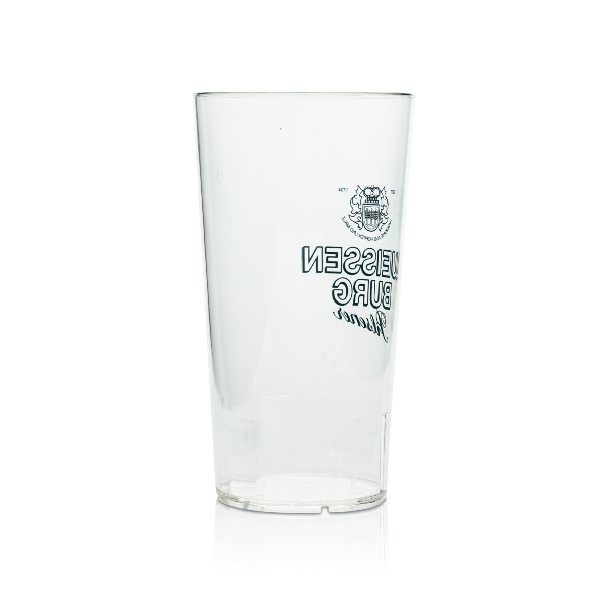 10x Weissenburg beer reusable cups, 0.3 l, stackable, plastic, glass, festival – View 3