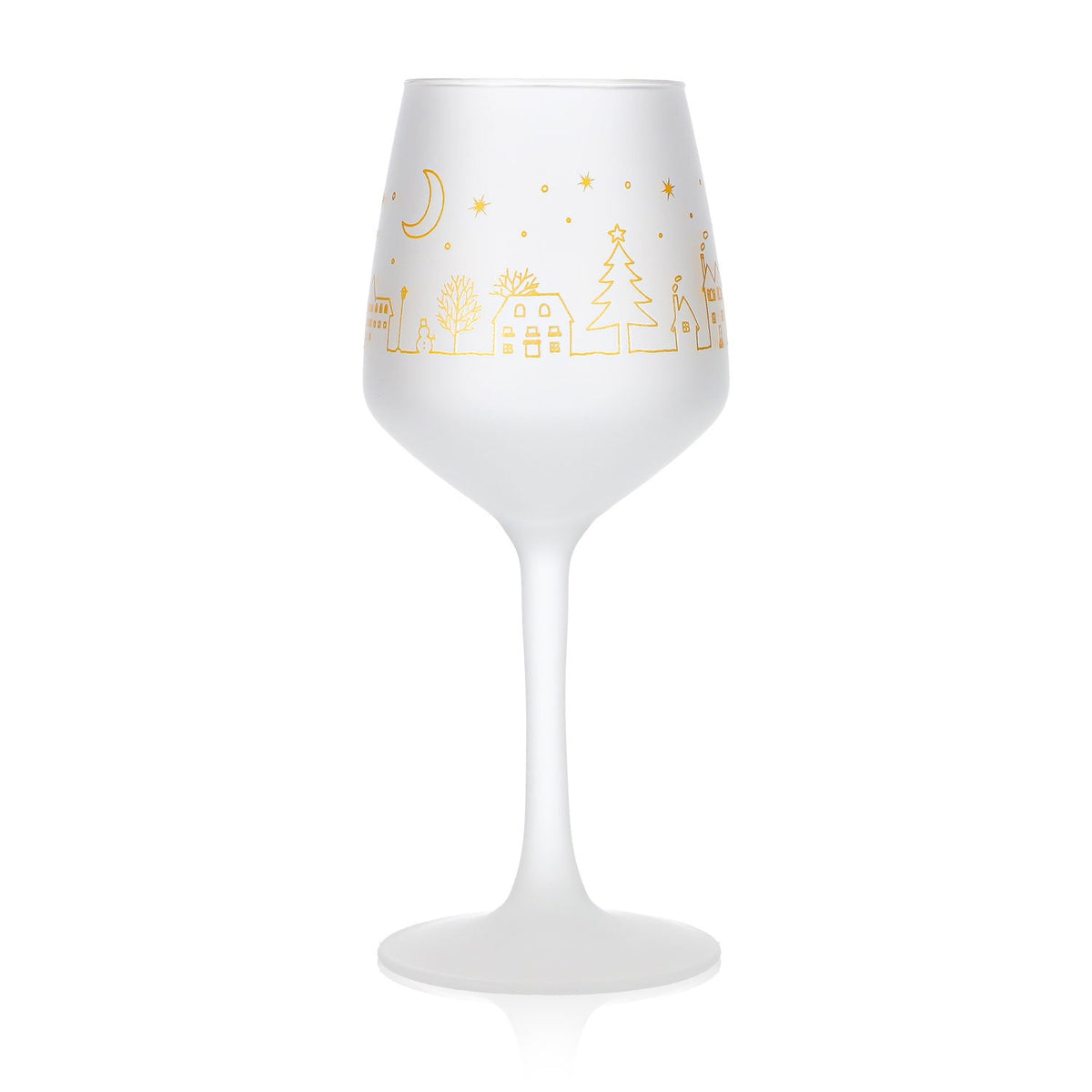 2 Mohaba Glühwein Mugs, Lineal 31, Satin-Finish Glass, Tulip Shape, 0.2 L, Calibrated – View 2