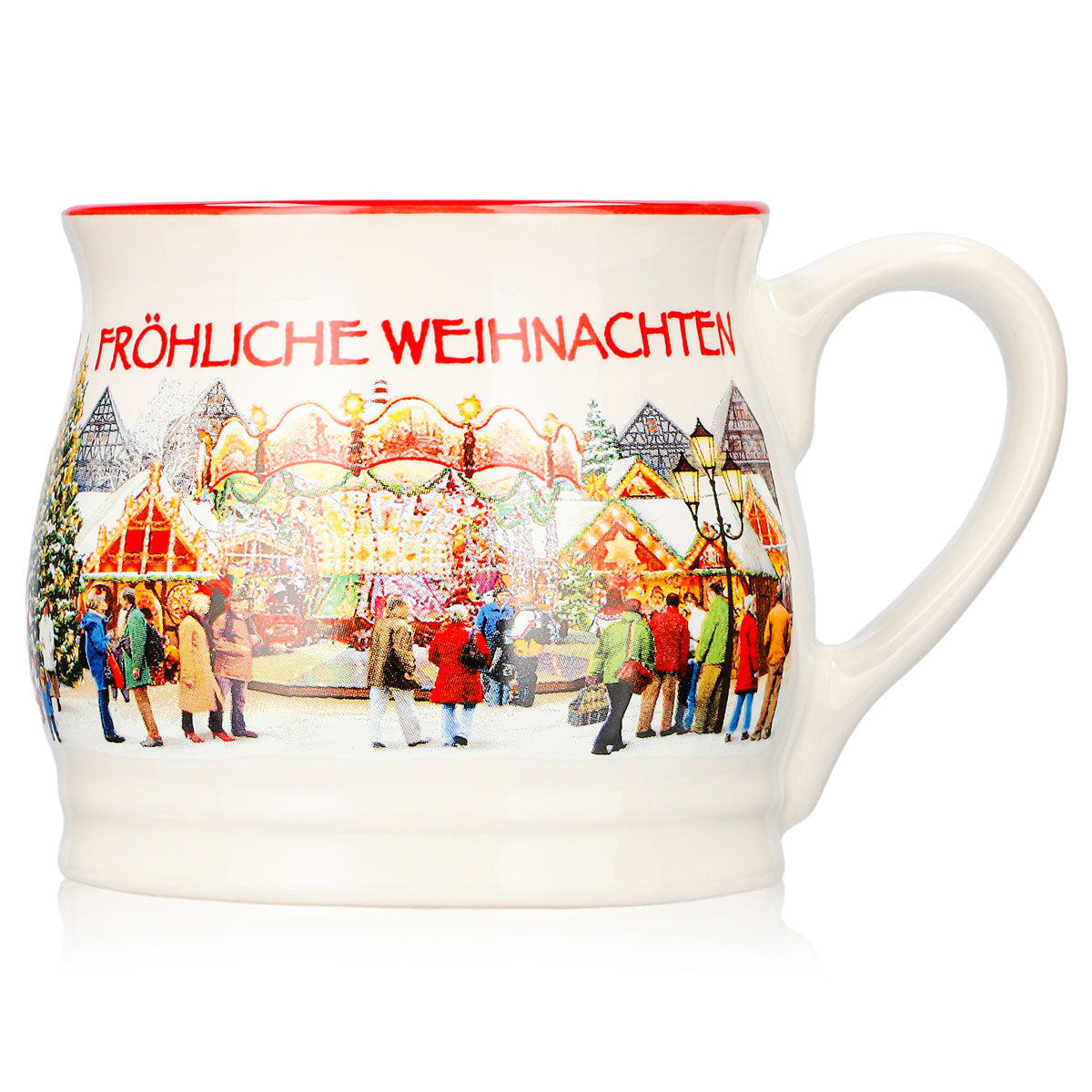2 Mohaba Mulled Wine Mugs, "Merry Christmas Chamonix" 0.2 L, Calibrated – View 2