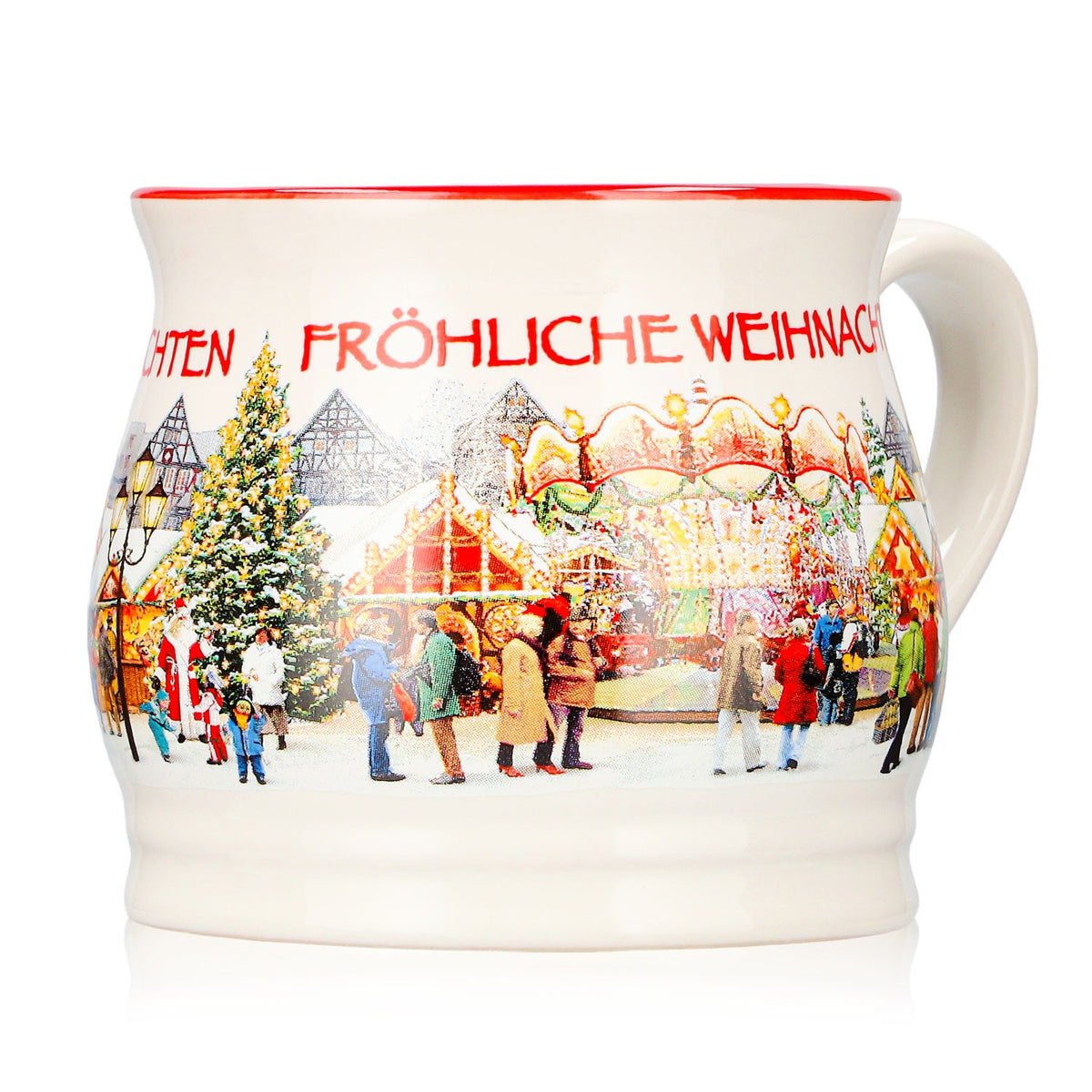 2 Mohaba Mulled Wine Mugs, "Merry Christmas Chamonix" 0.2 L, Calibrated – View 3