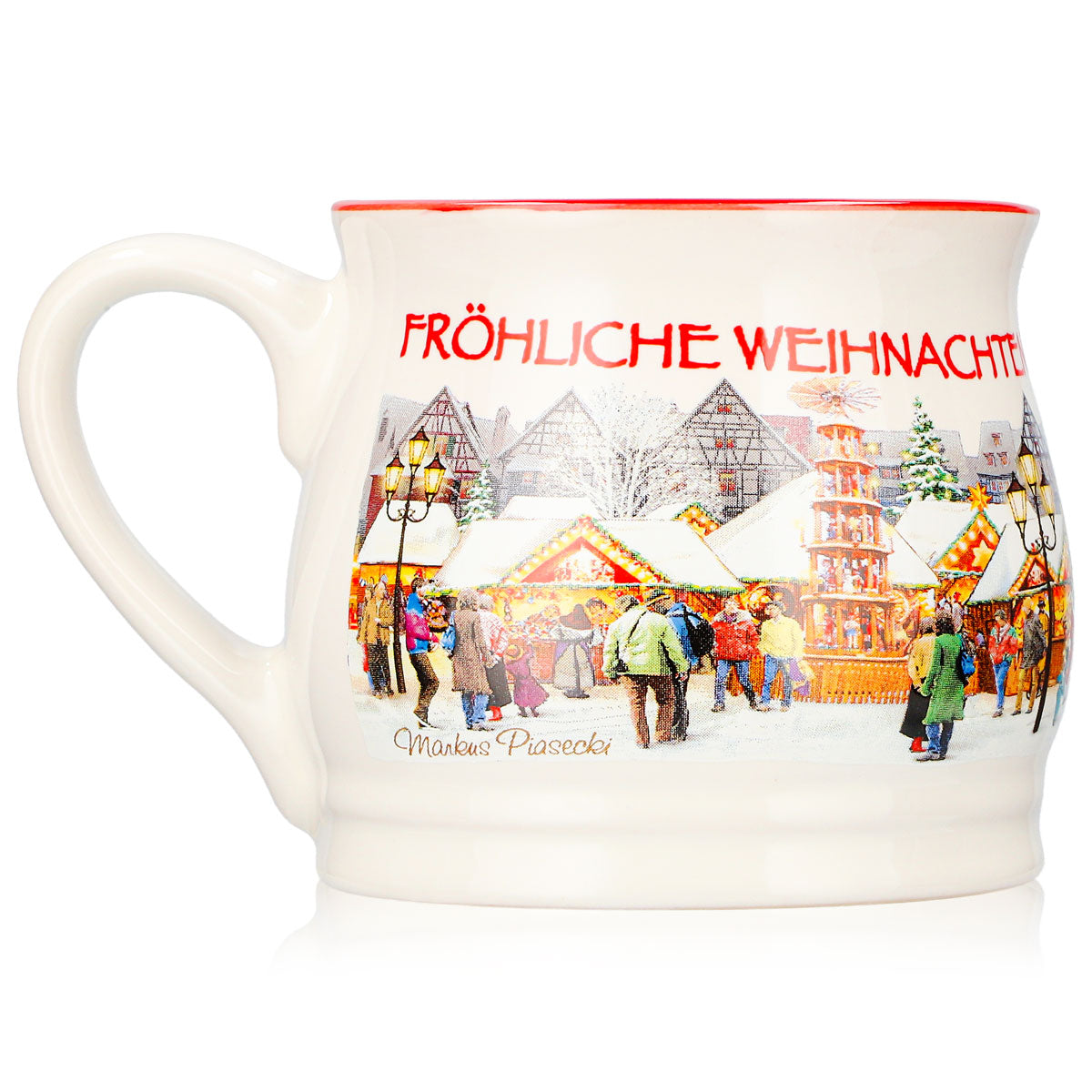 2 Mohaba Mulled Wine Mugs, "Merry Christmas Chamonix" 0.2 L, Calibrated – View 6