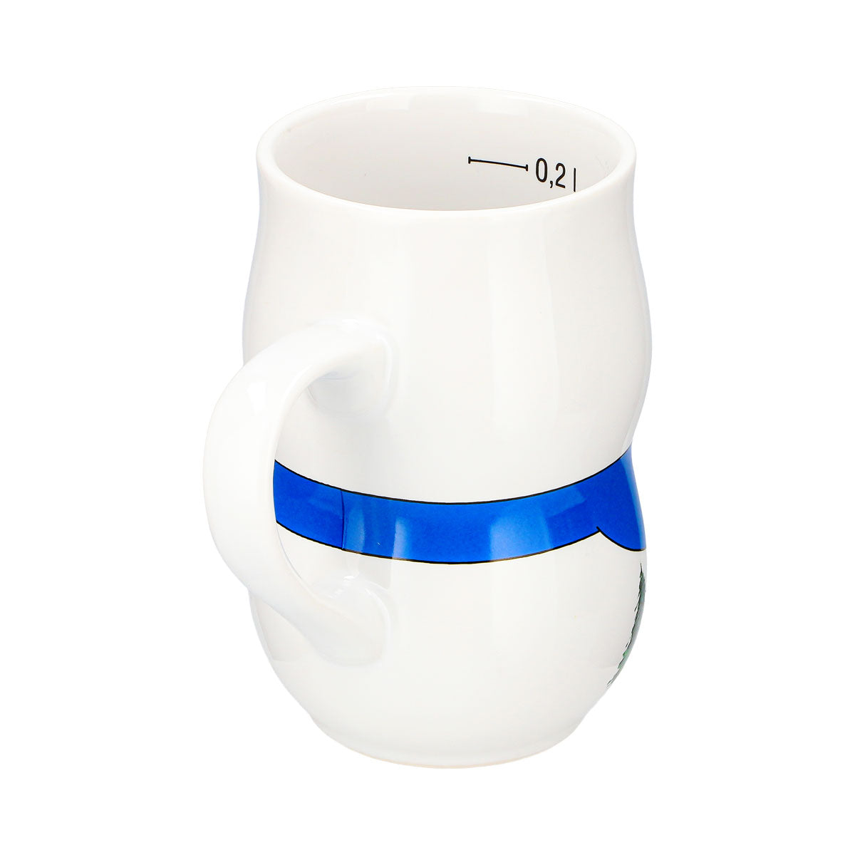 6 Mohaba Mulled Wine Mugs: Snowman Mug, Iceman, Santa Claus, White, 0.2 L, Calibrated – View 7