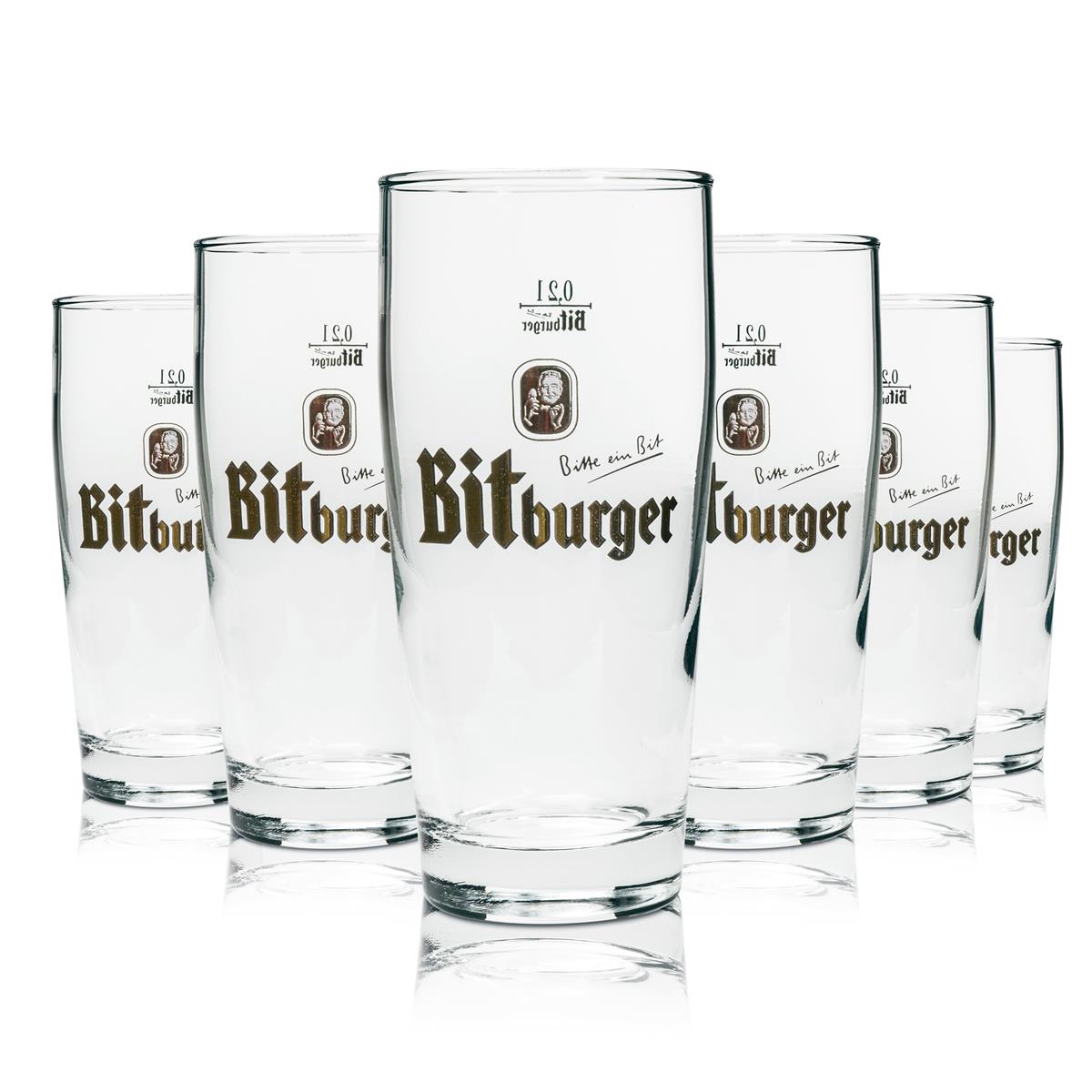 12x Bitburger beer glass 0.2l Willi mug – View 2