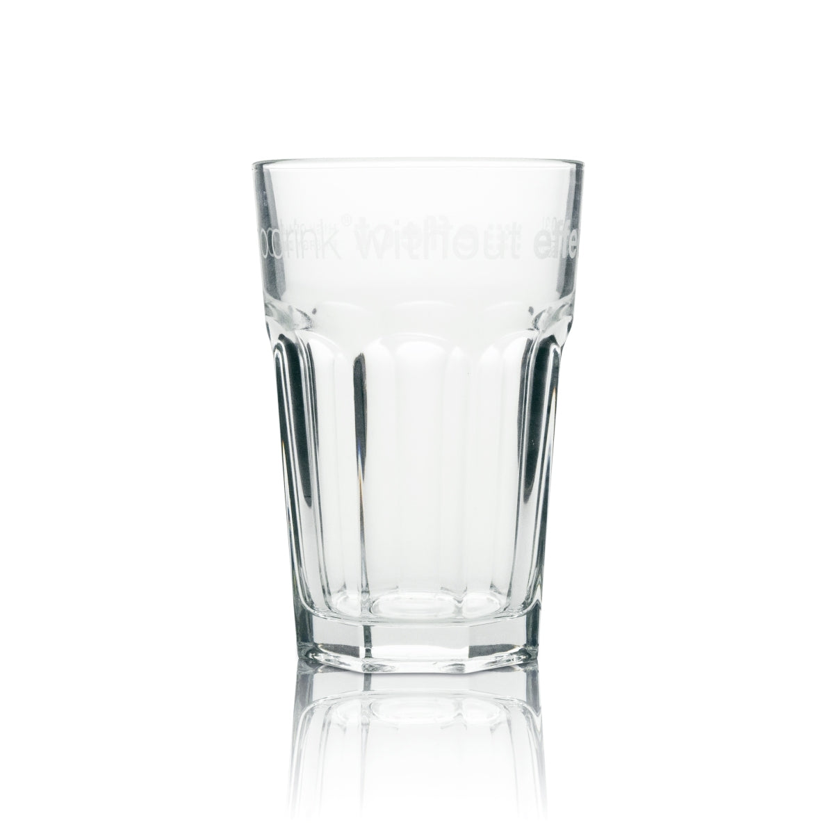 12x Effect Energy Glass 0.33l Cup Tumbler Long Drink Glasses Stackable Catering – View 3